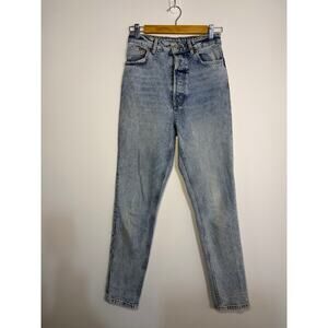 We The Free Jeans Zuri Ultra High Waist Ankle Mom Jeans Womens Size 27